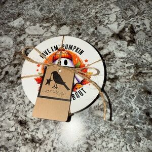 Halloween Pumpkin Coasters